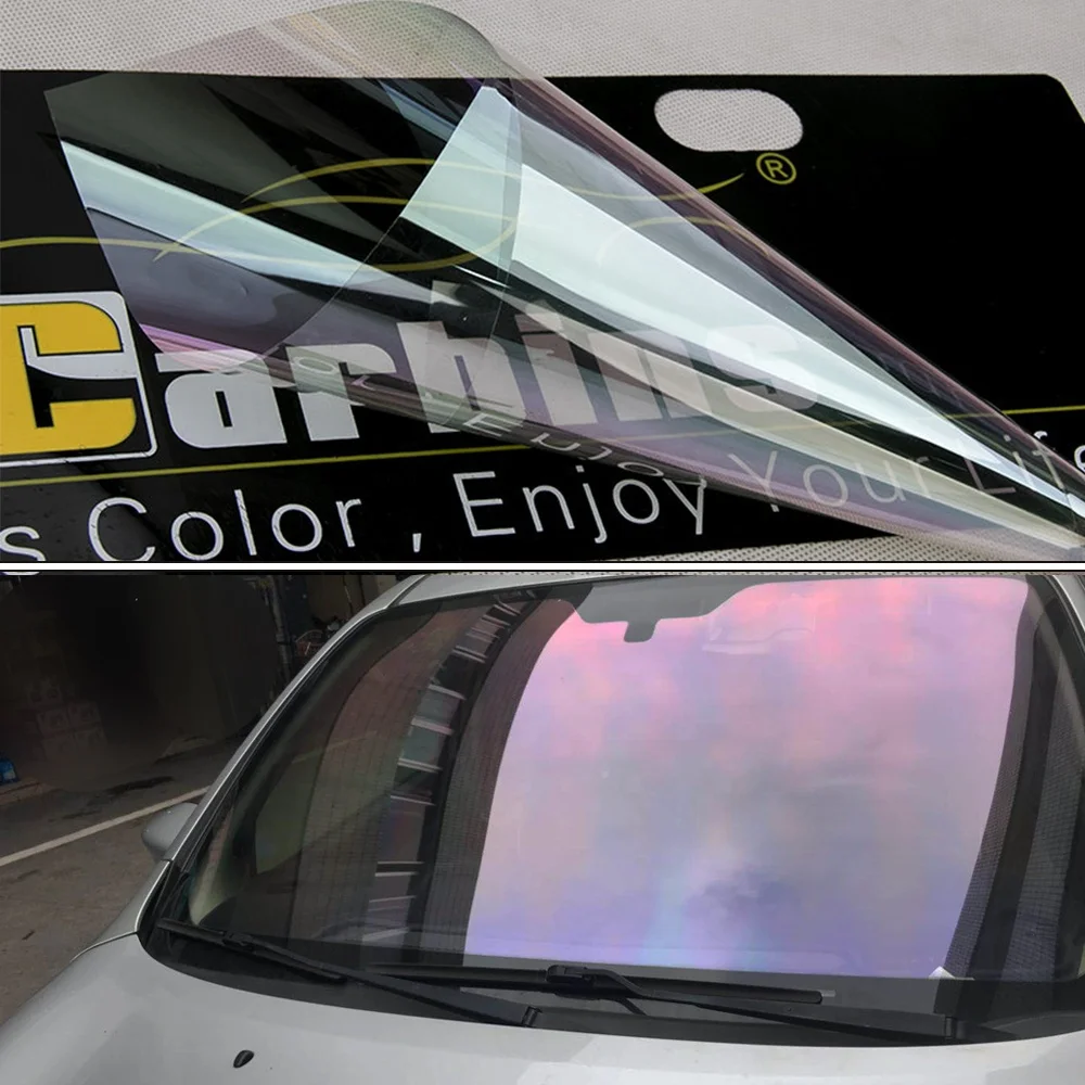 

85% Visible Light Chameleon Front Tint Film Car Window UV Reject Solar Protection Film