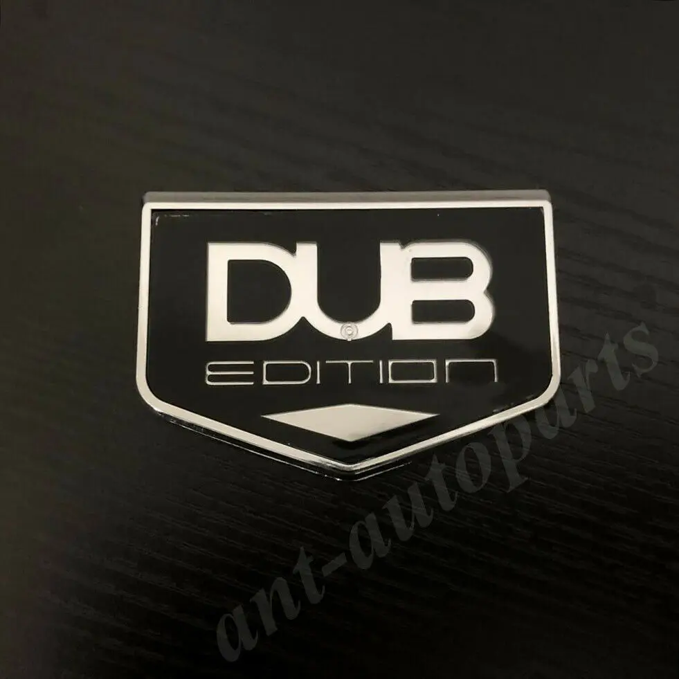 3D DUB Edition Car Trunk Rear Fender Side Emblem Badge Decal Sticker Universal