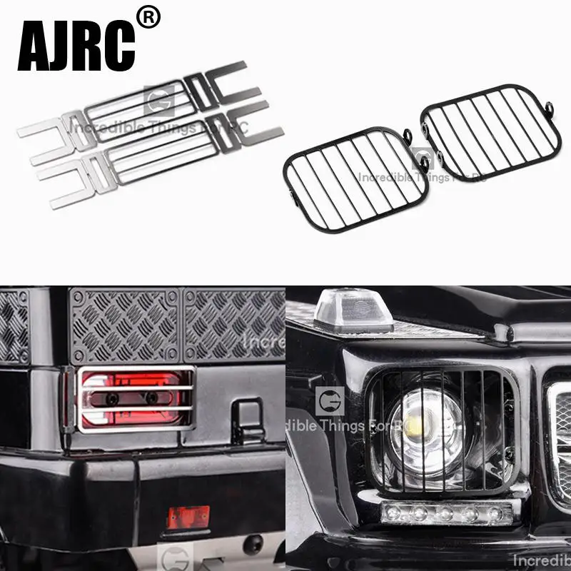 For Trax Trx6 G63 Trx-4 G500 Metal Lampshade/headlamp Shade/tail Lamp Shade