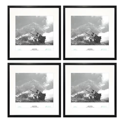 4Pcs/Set Picture Frame Metal Poster Frame Classic Aluminum Photo Frames For Wall Hanging Square 25X25 30x30cm Photos Frame