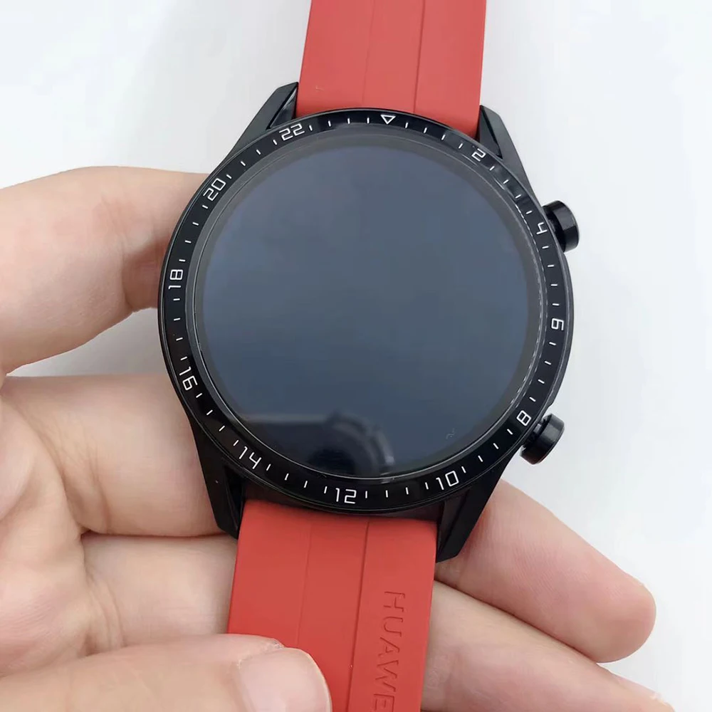 Huawei Watch GT2 GT 2 용 강화 유리 화면 보호기, 커버 필름 9H 2.5D Huawei watch gt2 46mm 용 울트라 클리어 필름 가드