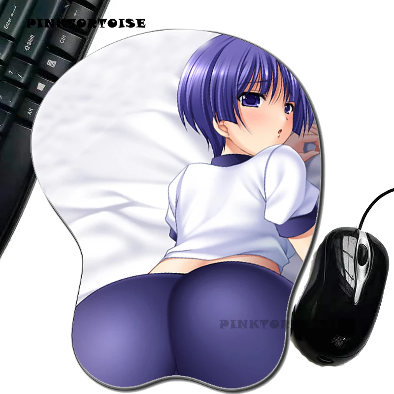 

PINKTORTOISE 3d hip mousepad Anime Shinkis environmental Silicon anime 3D mousepad chest Mouse Pad Ergonomic Mouse Pad Mouse Pad