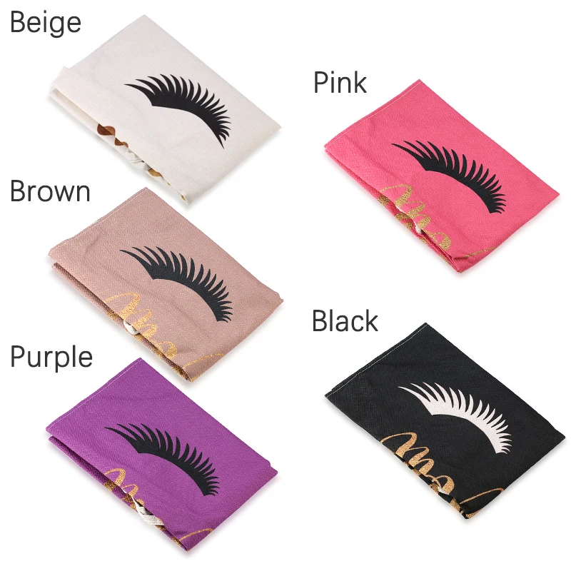 New Bronzing Eyelash Pattern Apron Eyelash Extension Tools Grafted False Eyelashes Pinafore Beauty Salon Clean Makeup Supplies