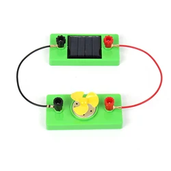 Solar Panel Physical Science Experiment Teaching Tools Educational Kids Toy Basic Circuit Electricity Learning Physics Toys Gift