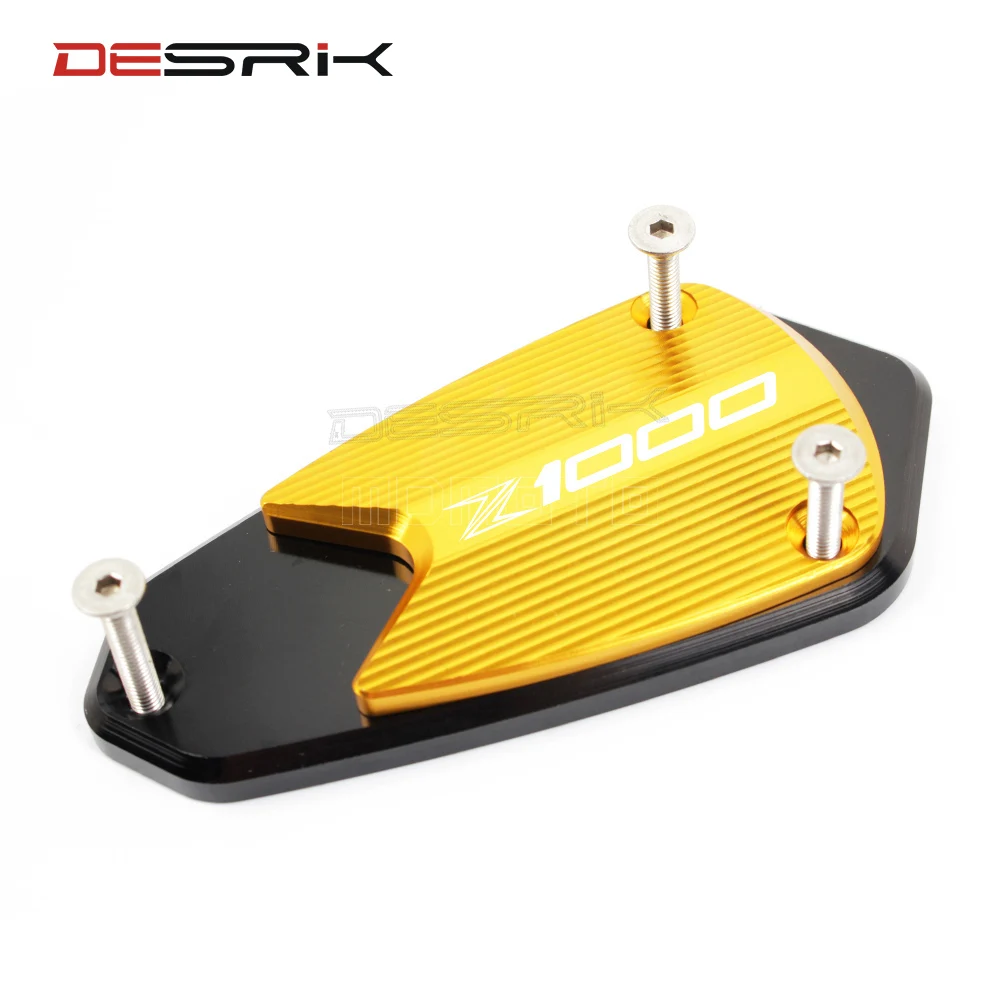 CNC Aluminum Motorcycle Front Brake Clutch Fluid Tank Reservoir Oil Cup Cover Cap For Kawasaki Z1000 Z 1000 2010-2016 2017 2018