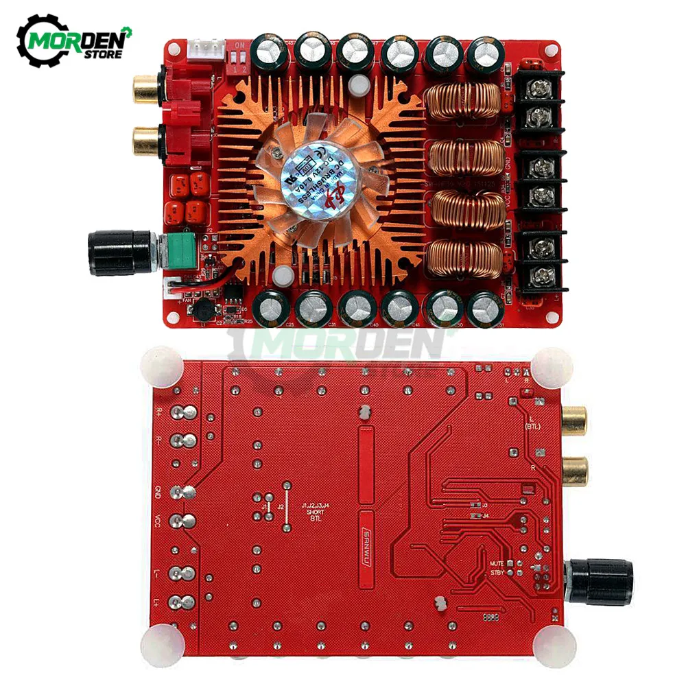 TDA7498E 2x160W Dual Channel AUdio Amplifier Board 24V Stereo Power Amp Module Support Single Channel for Car Vehicle K3NB