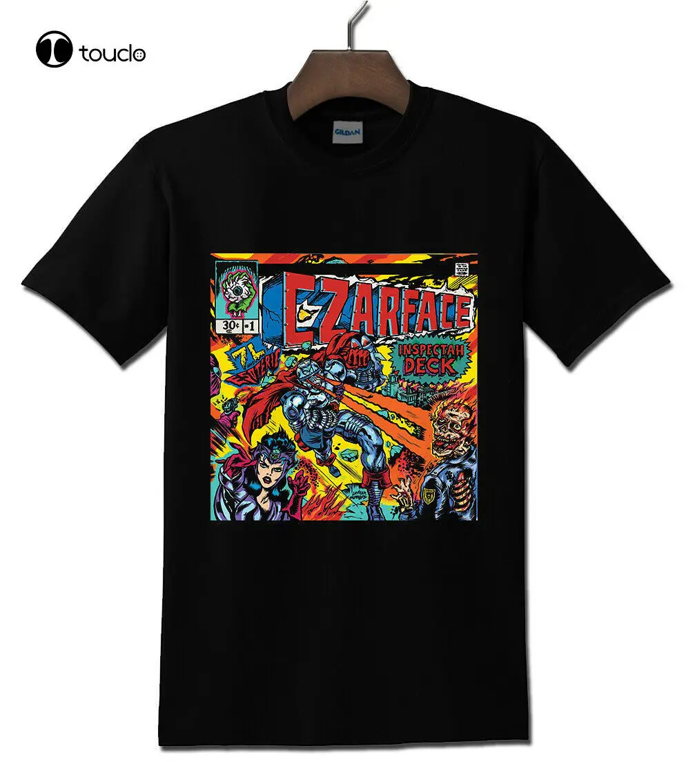 Czarface - Inspectah Deck, 7L & Esoteric Hip Hop Black T-Shirt Tee Shirt Custom Aldult Teen Unisex Digital Printing