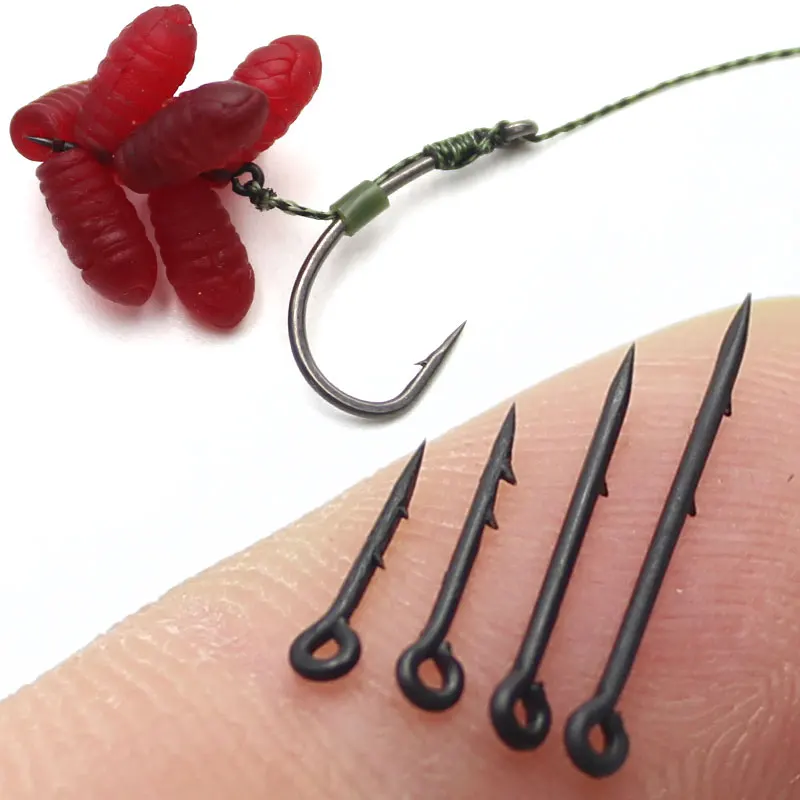 30pcs Carp Fishing Accessories Maggot Bait Spike Hair Ronnie Rig Carp Hook Bait Sting Pop Up Boilies Pin For Carp Tackle Needle