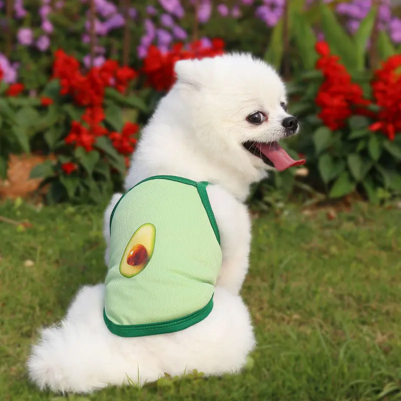 Sling Vest Mesh Breathable Dog Cat Pet Small and Medium-sized Dog Spring and Summer Clothes Dog Shirt Polyester Fiber Leisure