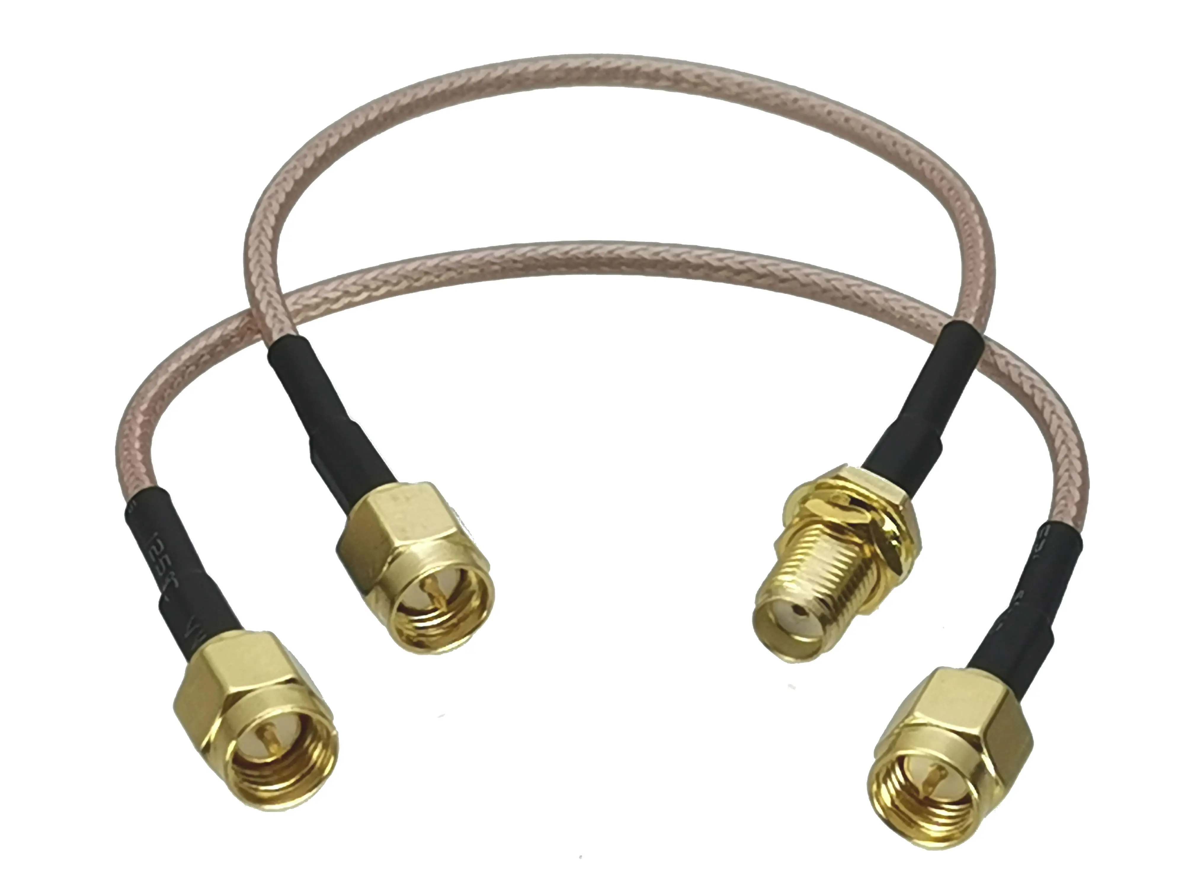 1Pcs RG316 SMA to SMA Male Plug & Female Jack RF Coaxial Jumper Pigtail Cable for Radio Antenna (4 inches ~ 10 meters)