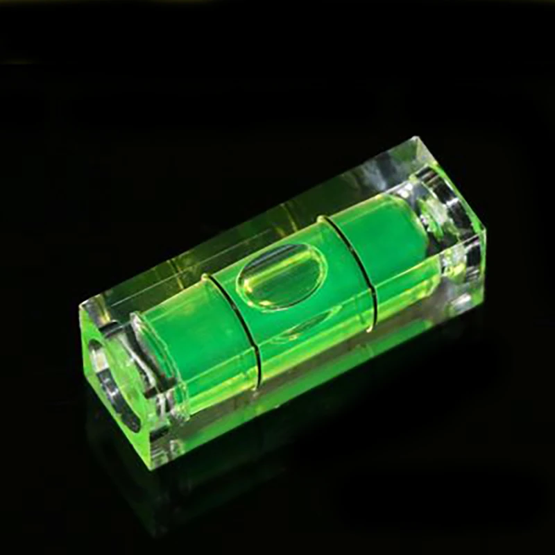 Mini Square Spirit Level Set Horizontal Precision Spirit Bubble Green Round Bullseye Scope Bubble Level Measuring Kit