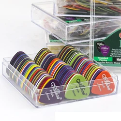 1 Box Case 30-50 Guitar Picks Alice Acoustic Electric Bass Pic Plectrum Mediator Guitar Accessories Thickness 0.58 - 1.5 mm