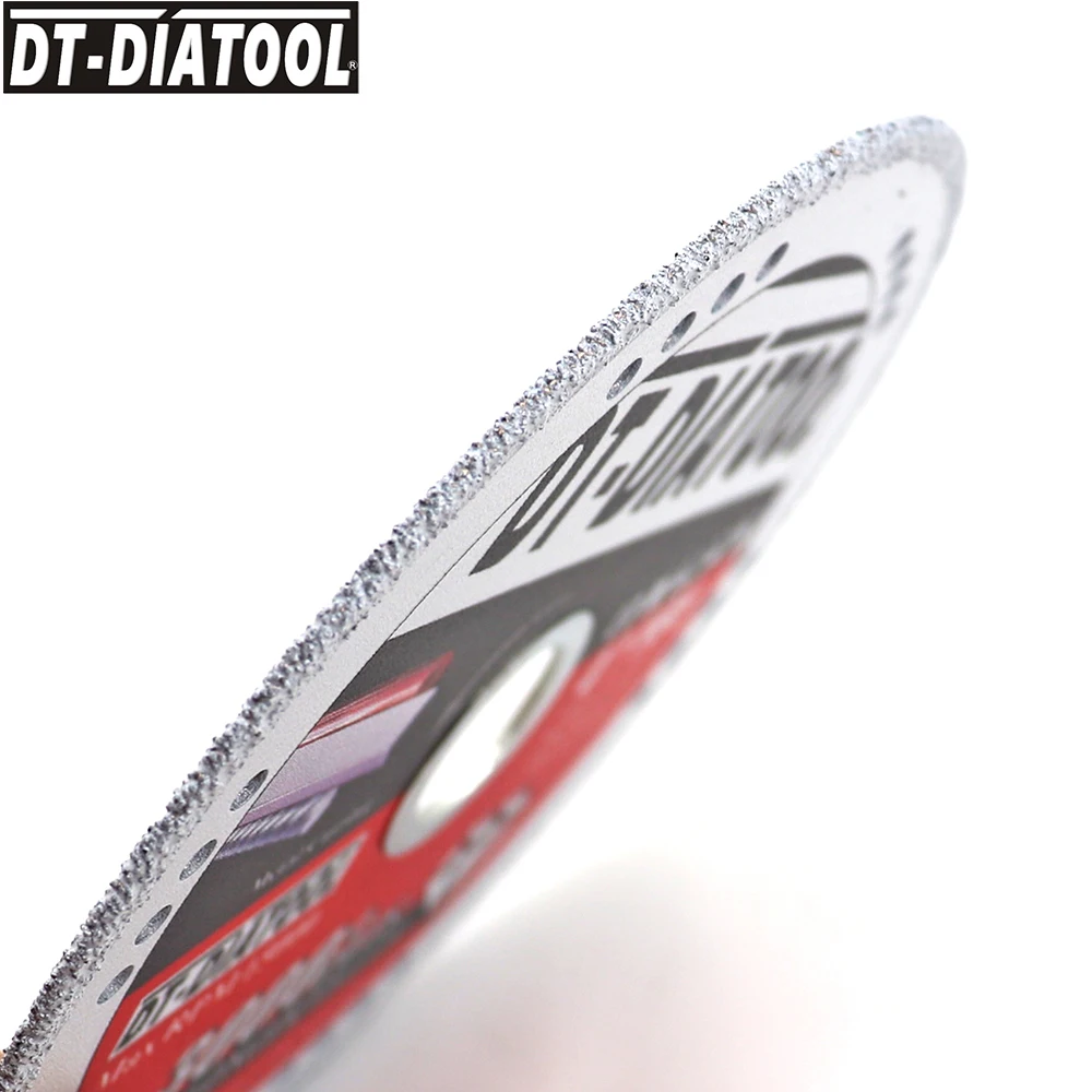 DT-DIATOOL 2 шт. Вакуумные Паяные Алмазный металлический пильный диск алмазный отрезной диск лезвия для резки Сталь трубки железная арматура угол Сталь