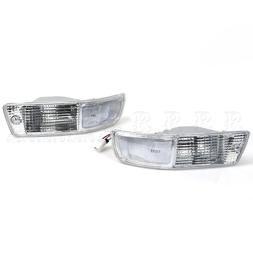 R-AUTO Car Front Bumper Fog Light Fog Lamp Assembly Car Styling Daytime Driving Lamp With Wire For Toyota RAV4 1998 1999