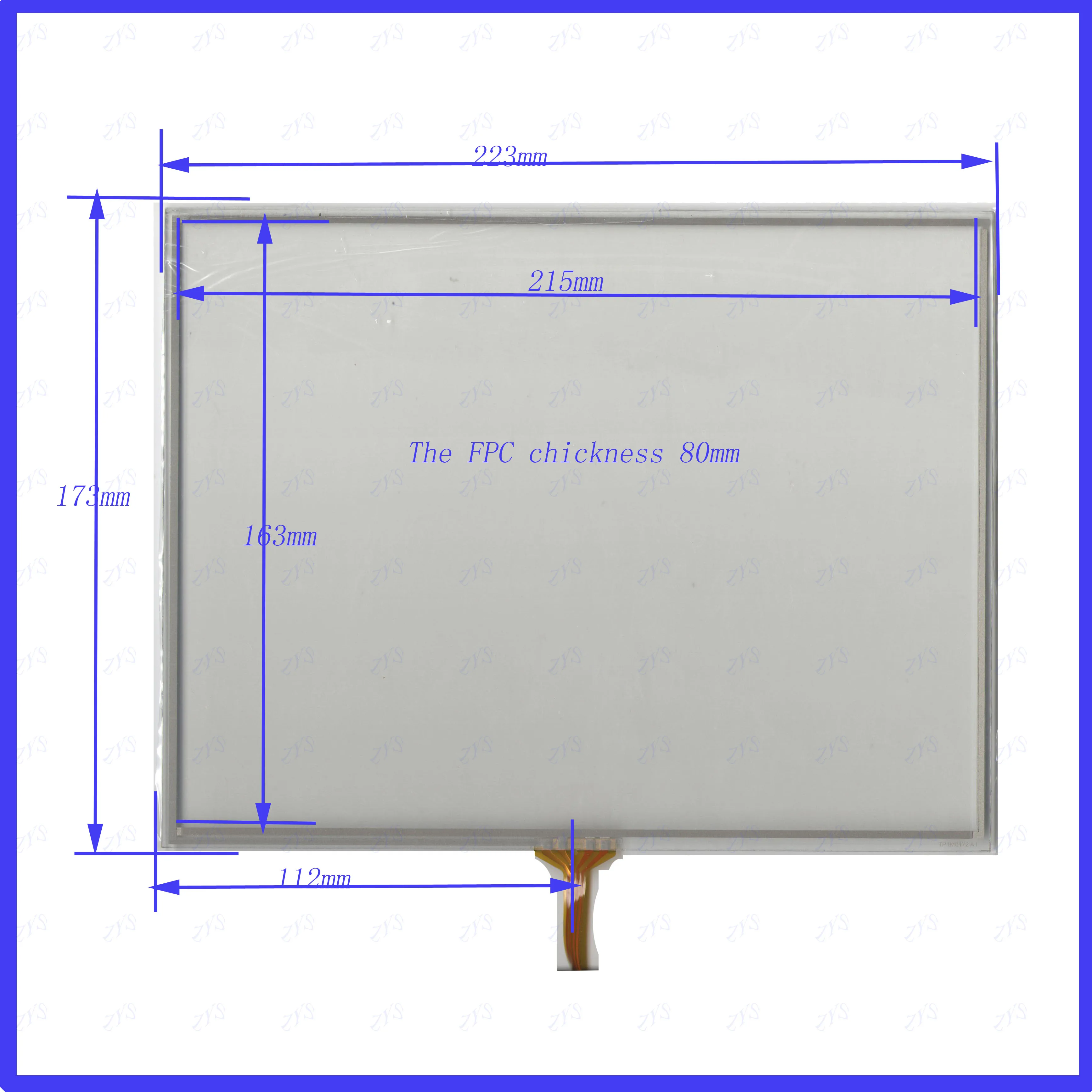 

ZhiYuSun 104020 for LTM104V1-L01 compatible 10.4inch 4 lins 223*173 Touch Screen For GPS CAR 223mm*173mm sensor glass