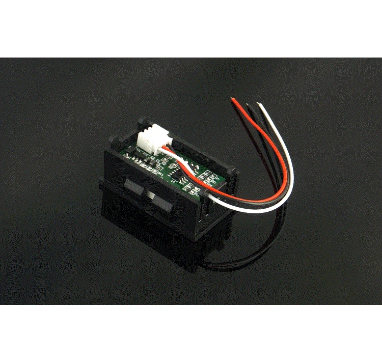 V27D DC0-100V 3-Line 3-Digits Green LED Direct Current Voltmeter Meter Module DC 0-100V