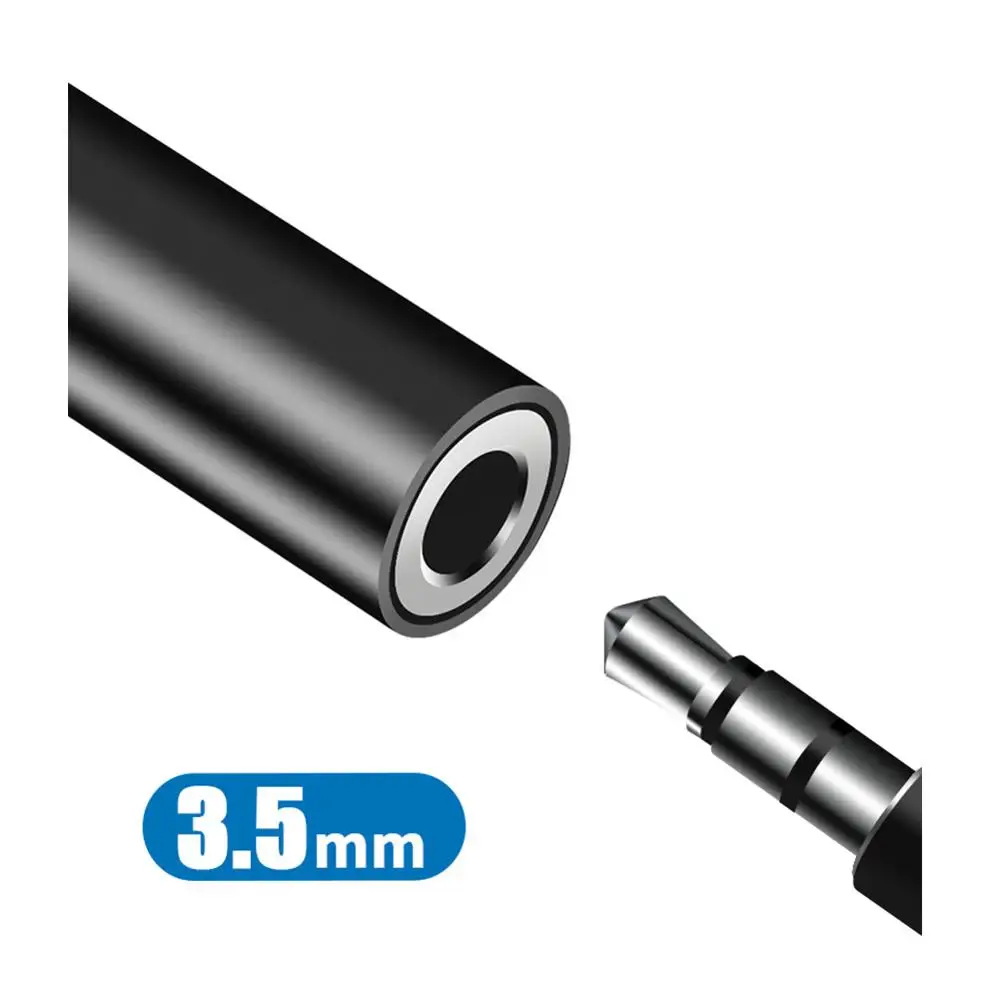 نايلون 2 في 1 Type-C إلى 3.5 مللي متر شاحن سماعة الصوت جاك USB C كابل نوع-C إلى 3.5 مللي متر موصل محول للهاتف المحمول