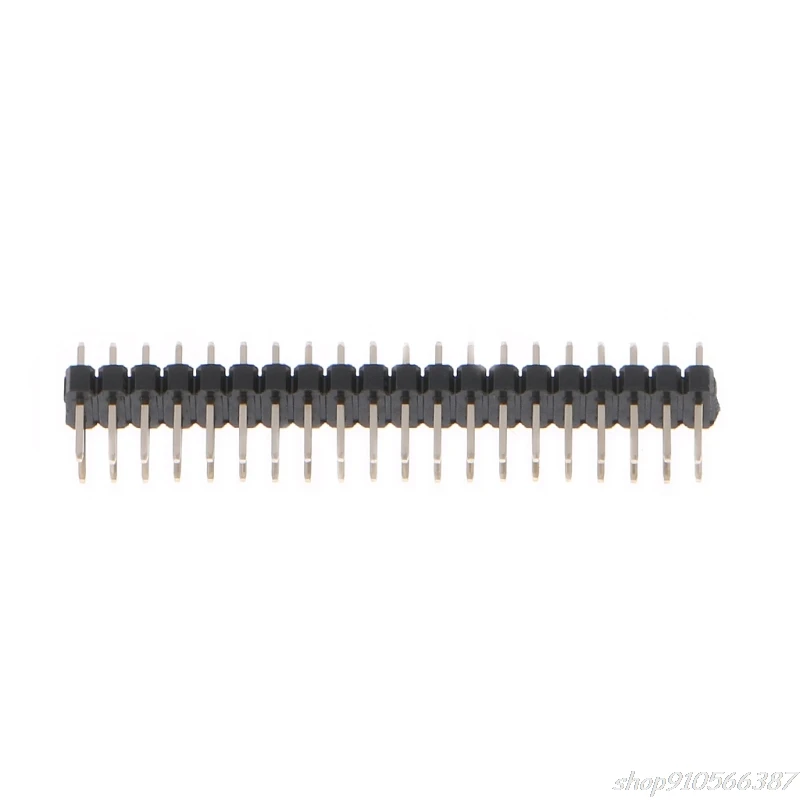 2.54mm 2x20 Pin Break-away Dual Male Header Pin for Zero GPIO O30 20 Dropshipping