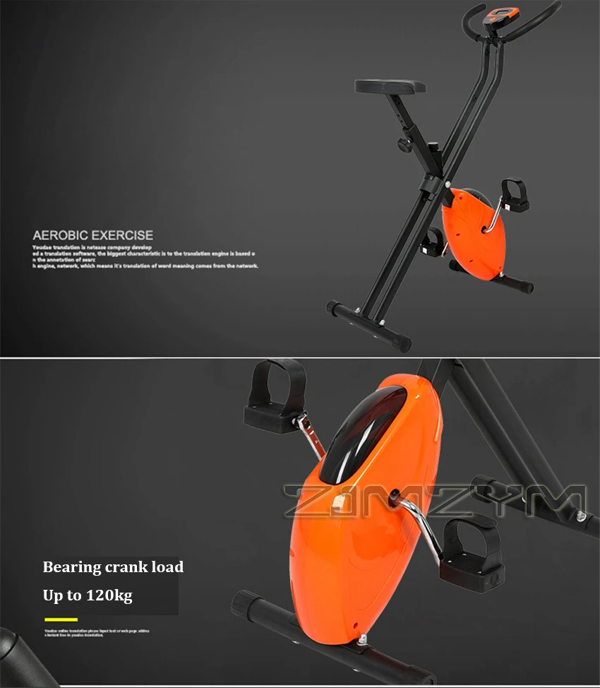 Foldable Exercise Bike Home Fitness Equipment Indoor Static Bicycles Exercise Bicycle Training Stationary Equipment