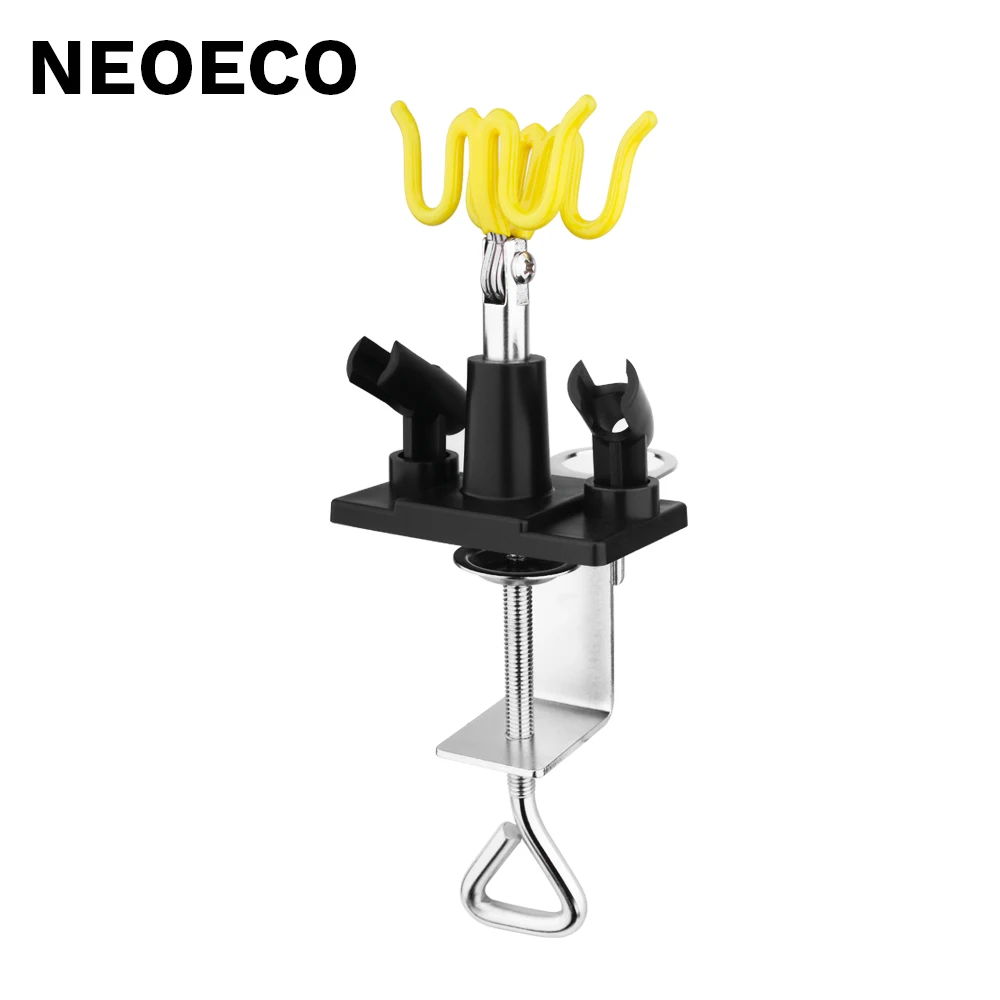 Aerógrafo profissional titular Clamp-on Stand Kit 4 Mount pistola de pulverização Estação de bancada de mesa 360 graus giratória Tilt Set