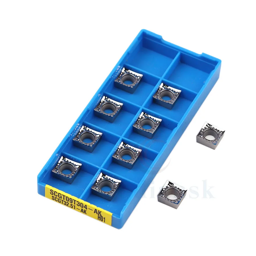 SCGT09T302 SCGT09T304 SCGT09T308 AK H01 Carbide Insert internal turning tool CNC tool aluminum blade turning insert turning tool