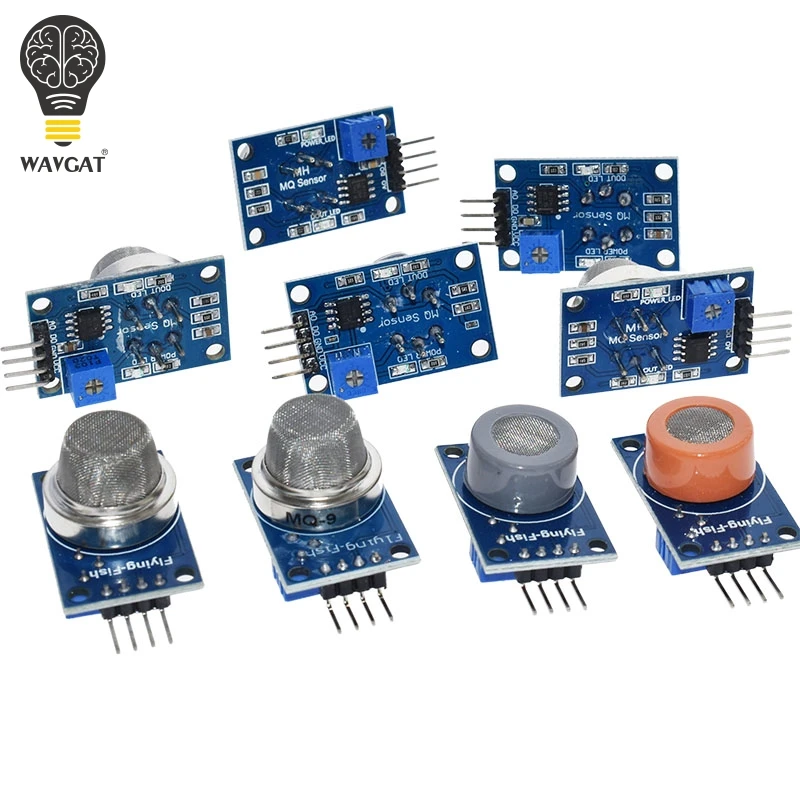 MQ-2 MQ-3 MQ-4 MQ-5 MQ-6 MQ-7 MQ-8 MQ-9 MQ-135 Detection Smoke methane liquefied Gas Sensor Module for Arduino Starter DIY Kit