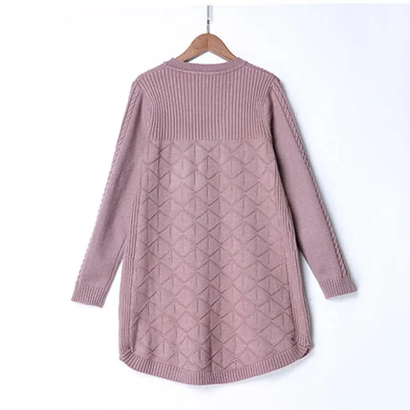 2025 New Korean Women\'s Autumn Long Long-sleeved Sweater Tops Female winter Loose Bottoming Shirt O-neck Pullover Sweaters Lady