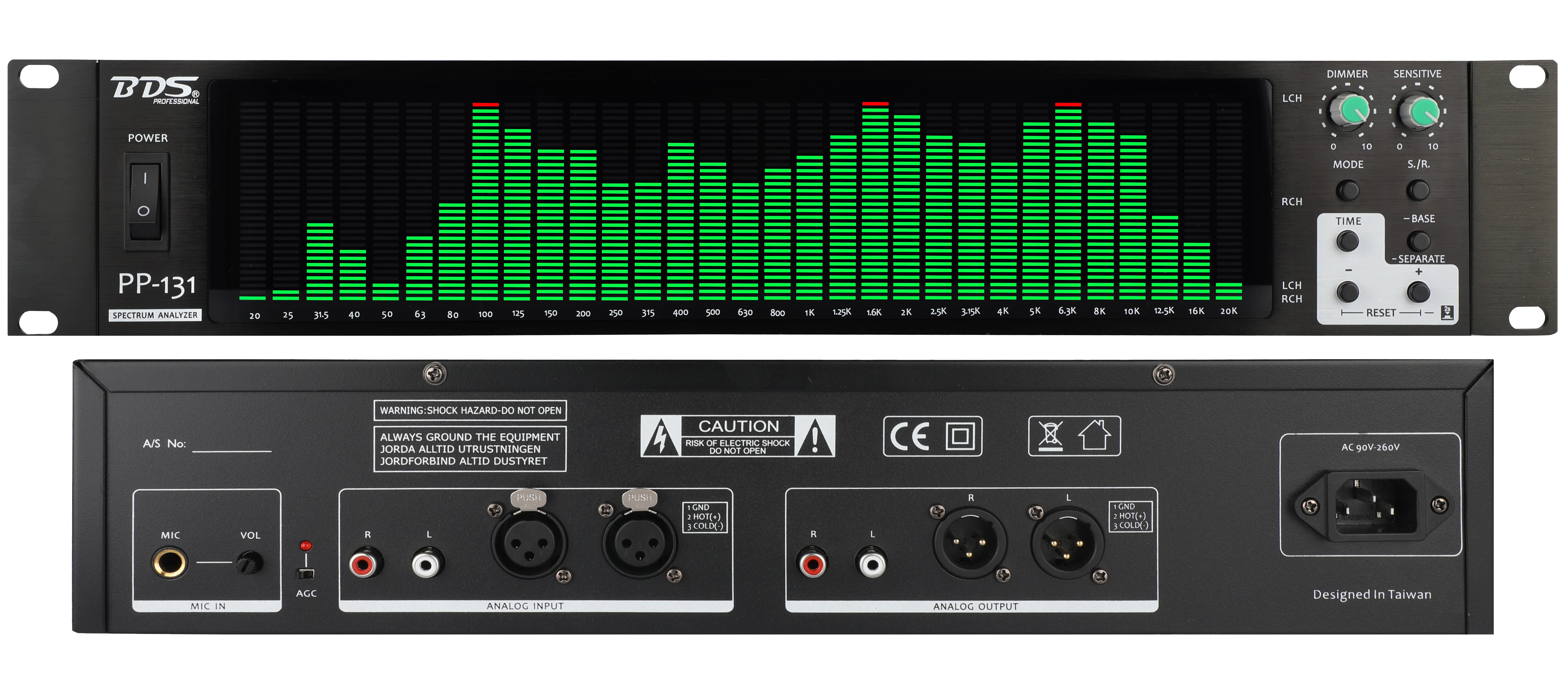 Digital Spectrum Analyzer LED Display Balance Music Audio Spectrum indicator Amplifier Board Stereo Level indicator VU Meter