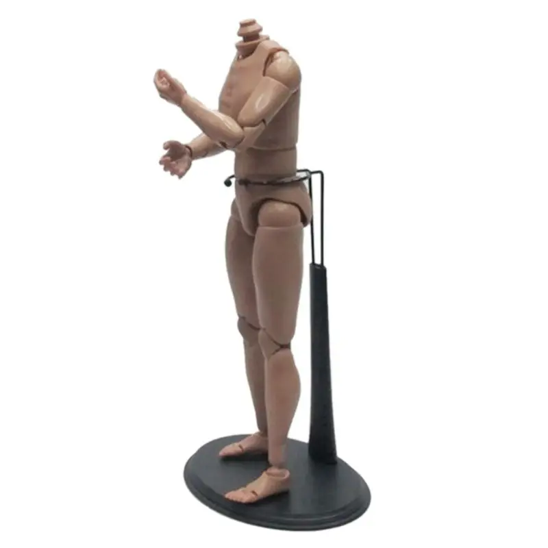 12 pc ampla cintura ação expositores 1/6 ação boneca plástico metal expositor com base plástico