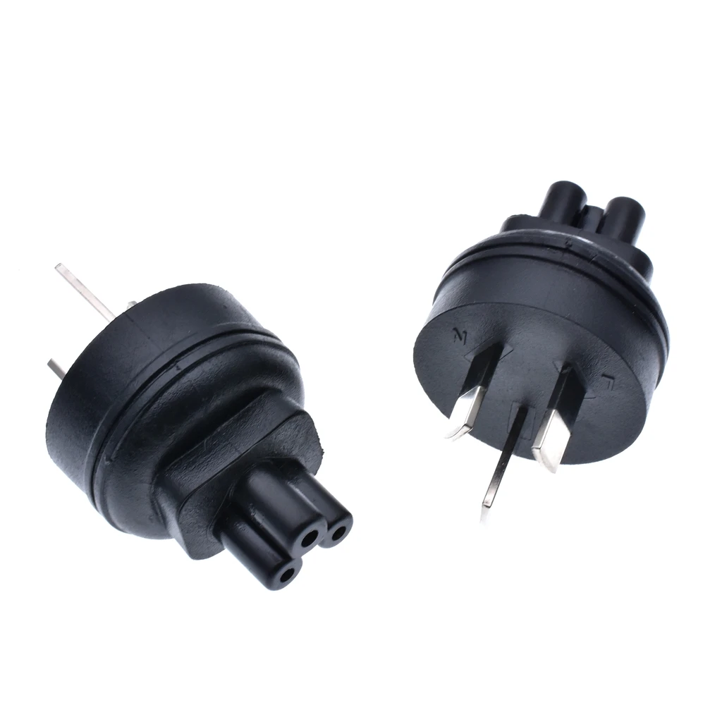  AU 3 prongTO IEC320 C5 3 hole AC Power Conversion Plug,IEC320 C5 socket to SAA pulg power adapter 10A/250V