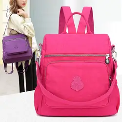 Mochila antirrobo de viaje para mujer, mini bolso de mano informal, bolsos escolares para niñas adolescentes, nueva marca famosa