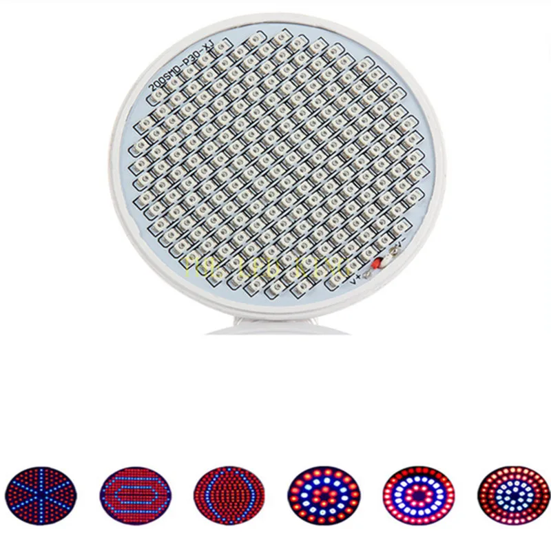 

LED Grow Light 300Leds 200Leds Full Spectrum Sunlike E27 LED Growing Bulb For Indoor Hydroponics Flowers Plants LED Growth Lamp