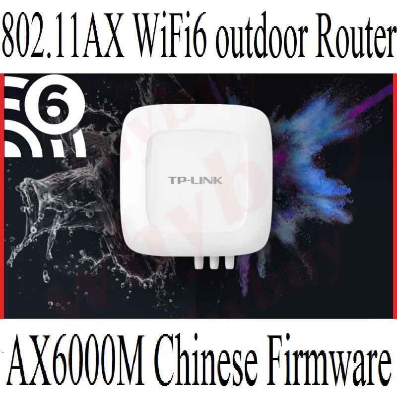 

Chin-Firmware,Wi-Fi6 802.11AX WiFi6 Wireless outdoor AP CPE, 2.4GHz 1147M 5GHz 4804M, 2500M RJ45 port, SFP port, AX6000 Wi-Fi 6