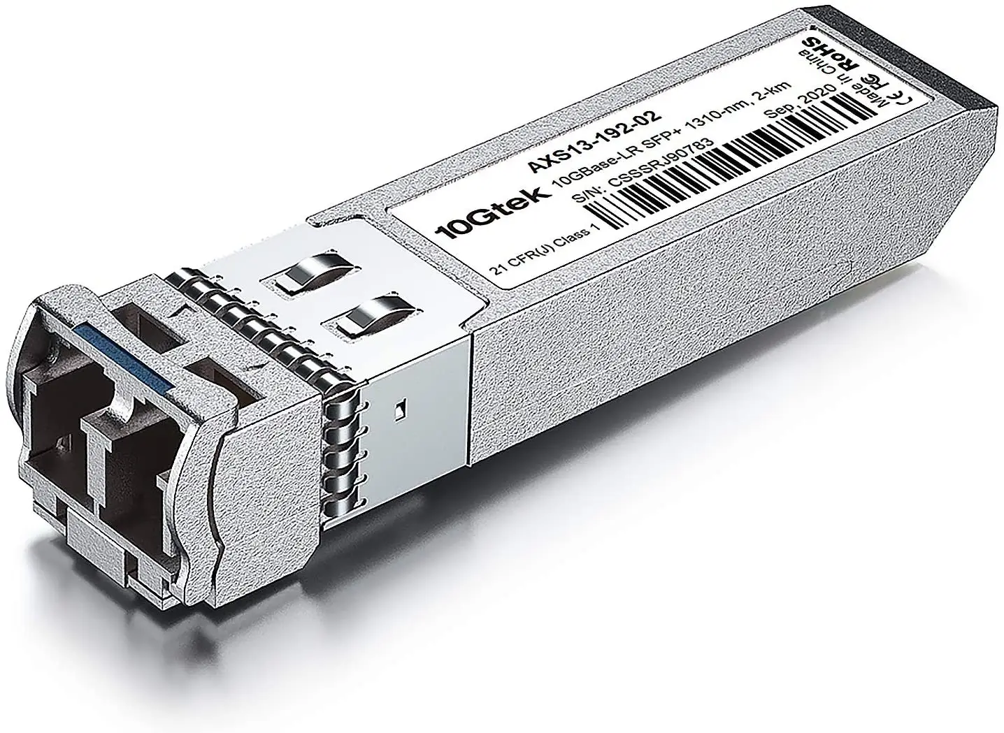 10GBase-LR Lite SFP+ LR Transceiver, 10G 1310nm SMF, up to 1.4 km, Compatible with Cisco, Ubiquiti, Mikrotik etd.