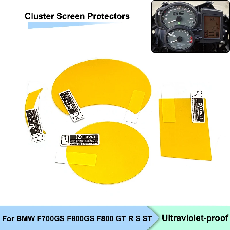 Blu-ray Cluster Screen protector Speedometer Scratch Protective Film For BMW F700GS F800GS F800GT F800R F800S F800ST