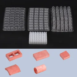 Sand Table Building Making Mini Brick Silicone Mold Cement Model Brick Small House Handmade DIY Decoration