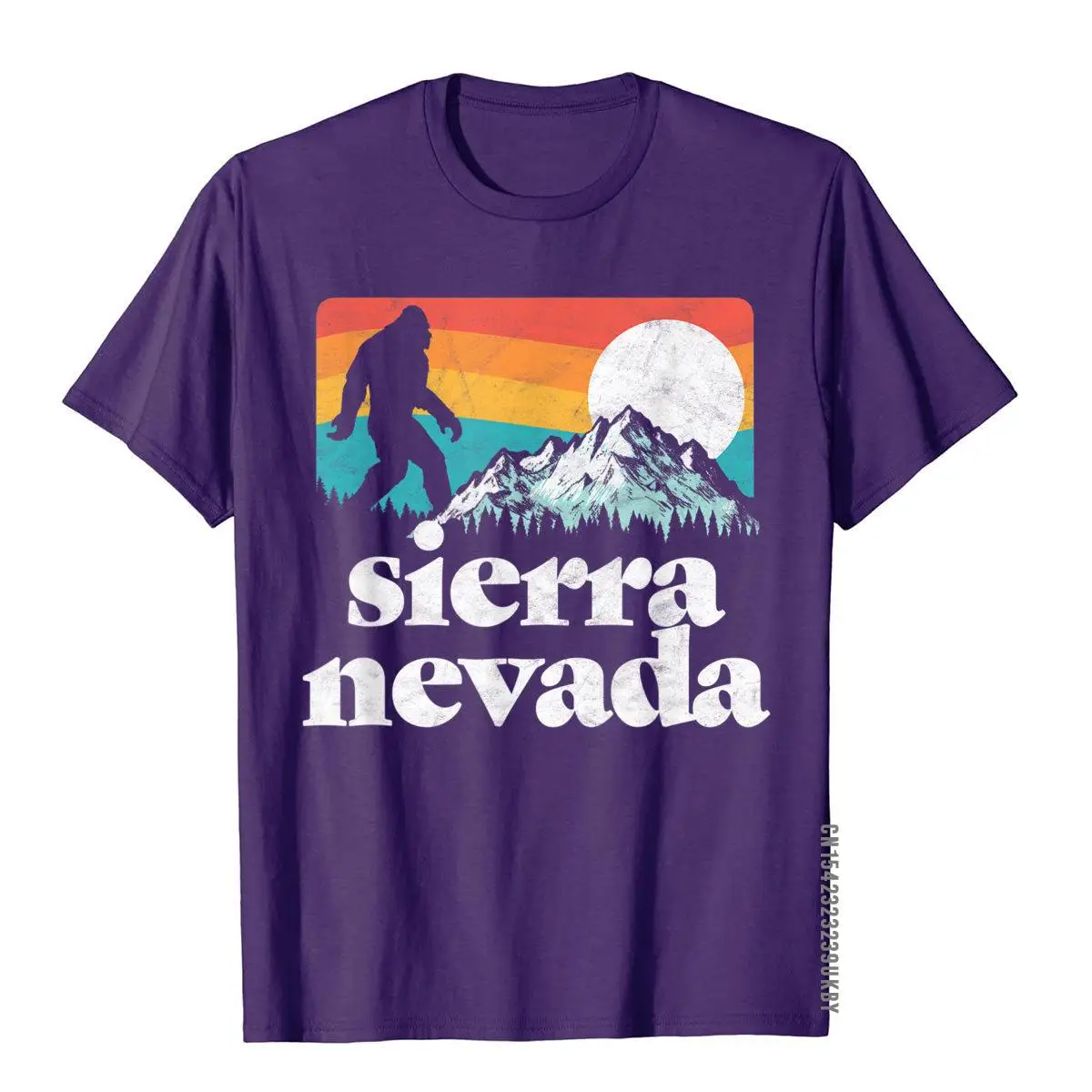 Sierra Nevada Mountains Bigfoot Believe Outdoor Nature T-Shirt Coupons Boy T Shirt Cotton Tops Shirts Party