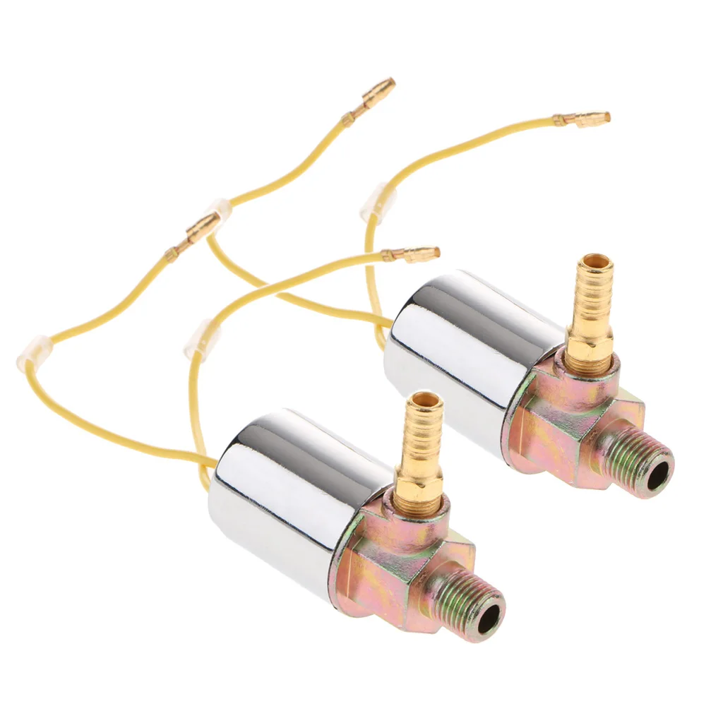 2pcs Universal Electromagnetic Air Horn Valve 12V 1/4 Inch Electromagnetic Valve For Car Boat Train Horn