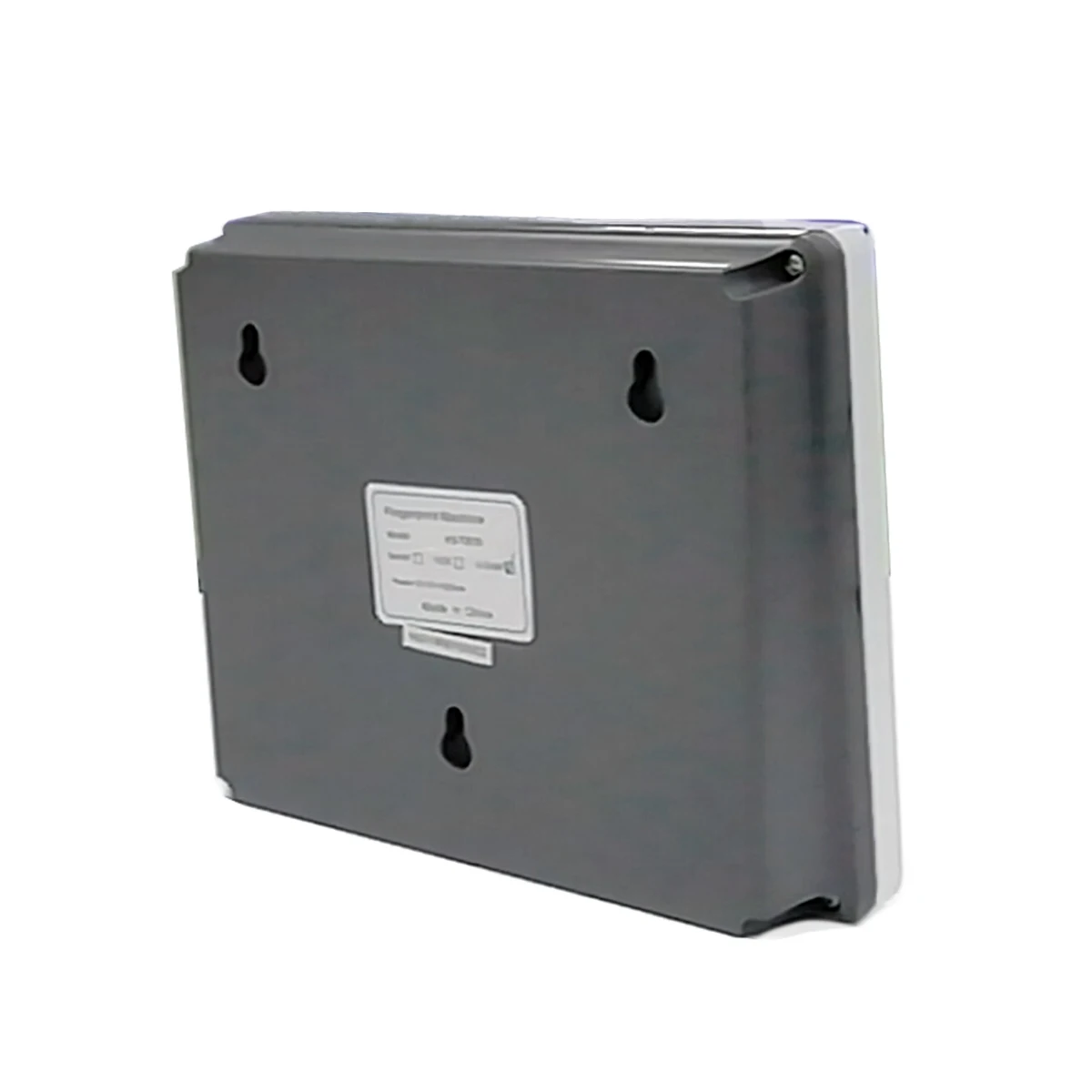 New Employee Scanning Fingerprint On the Machine to Record Working Time Cheap Attendance Machine TimeTrak Systems Wall Mountable