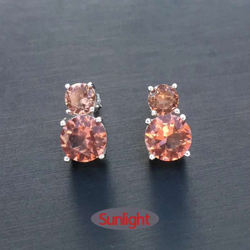 FFGems 100% 925 Silver Earrings Sterling Zultanite Stone Color Change Fine Jewelry For Women Wedding Party Gift Wholesale