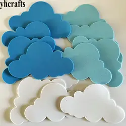 1bag/LOT.Cloud foam shape Early learning Intelligence diy toys Baby room kindergarten decorative label Sky scrapbooking kit OEM