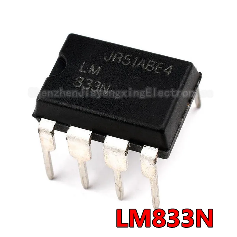 10PCS LM833N DIP8 LM833 DIP 833N DIP-8 new and original IC