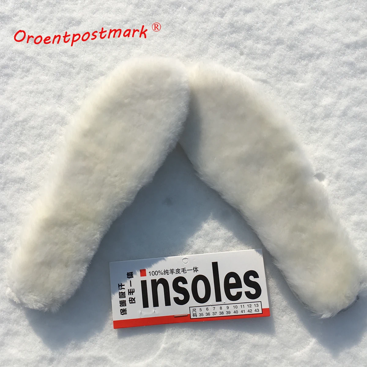 Natural Sheepskin Insoles Cashmere Thermal Shearling Snow Boots Shoe Pad Real Fur Wool Adult Children Winter Shoes Warm Oversize