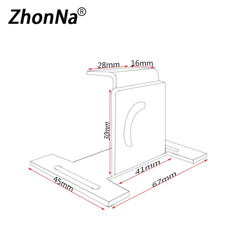 25mm Wood Machine Laser Line Locator Mount Metal Bracket For DIY Positioner Holde Rotary Axis 12mm16mm20mm25mm  Module  Optional