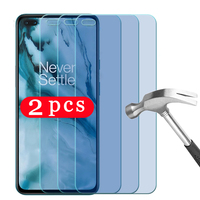 2/1Pcs 9H for oneplus 8 8T plus 7 7T pro Clover Nord N10 N100 tempered glass oneplus 6 6T phone screen protector protective film