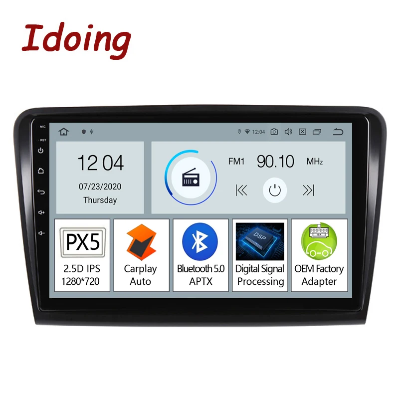 

Idoing 10,2 "Android головное устройство PX5 стерео для Skoda Superb 2 B6 2013-2015 авто радио Мультимедиа Видео плеер навигация GPS