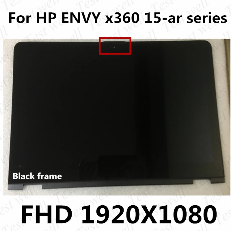 

15.6" FHD Full LCD Display WITH Touch Glass Digitizer Assembly + Bezel For HP ENVY x360 15-AR 15-ar052na 15-ar052sa 15-ar081no