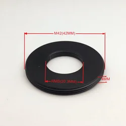 Microscoop Objectief Rms Draad Overdracht Naar M42 X 0.75 / M 42X1 Interface Adapter Ring Voor Olympus Microscopio