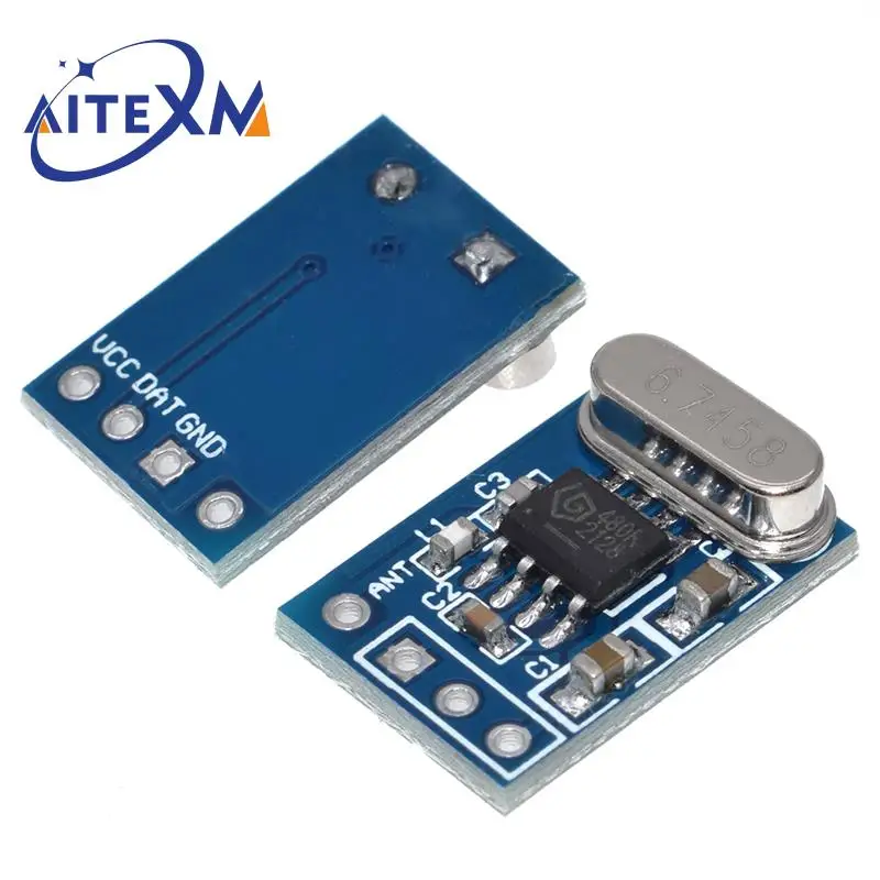 1Set 433MHZ Wireless Transmitter Receiver Board Module SYN115 SYN480R ASK/OOK Chip PCB for Arduino