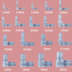 Equal 90 Degree Elbow Connectors Plastic Aquarium Fish Tank Aerator Fittings Air Pump Pagoda Hose Joints Garden Irrigation Tool